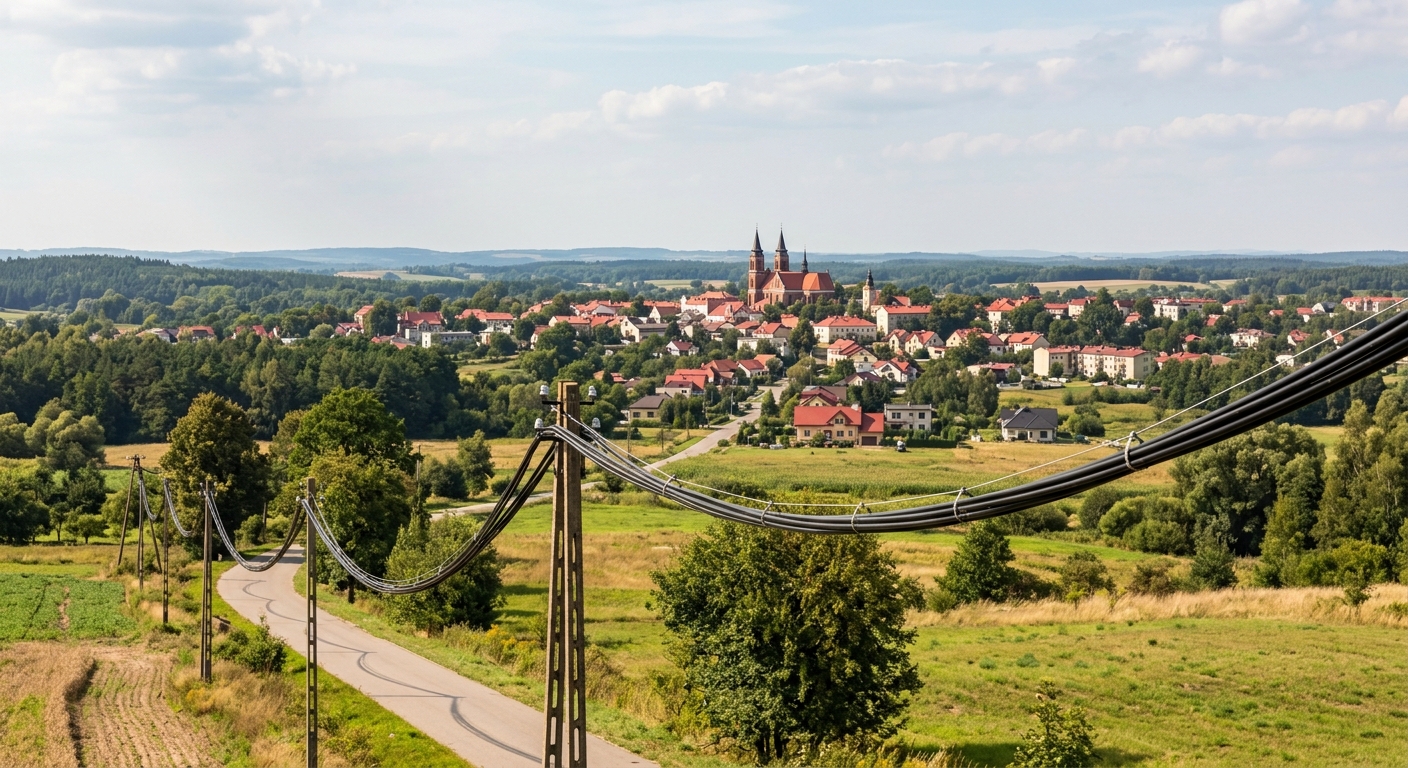 Szybki światłowód w Mońkach dla mieszkańców całego powiatu