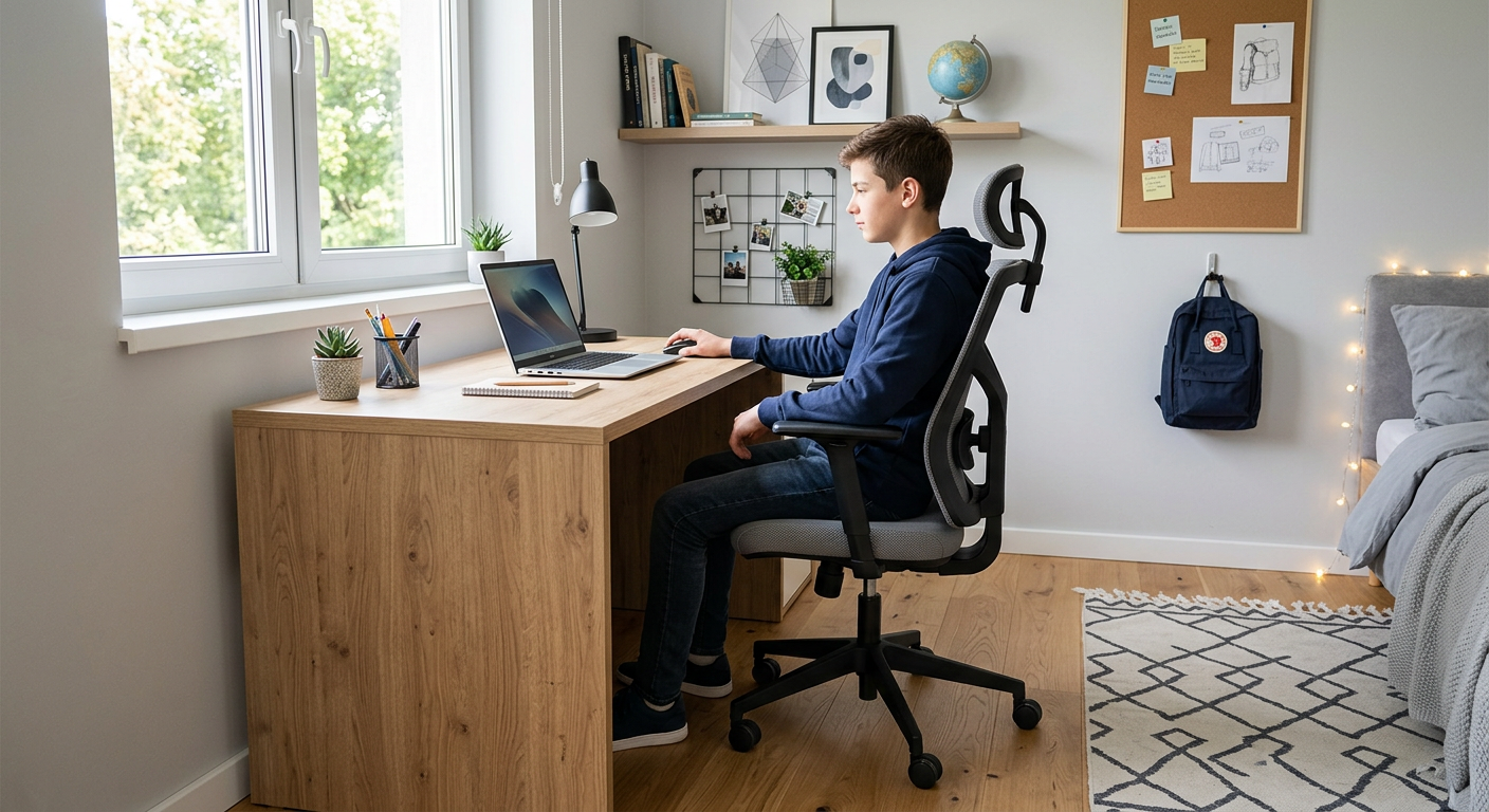Wygodne krzesło młodzieżowe do biurka – jak wybrać mądrze?